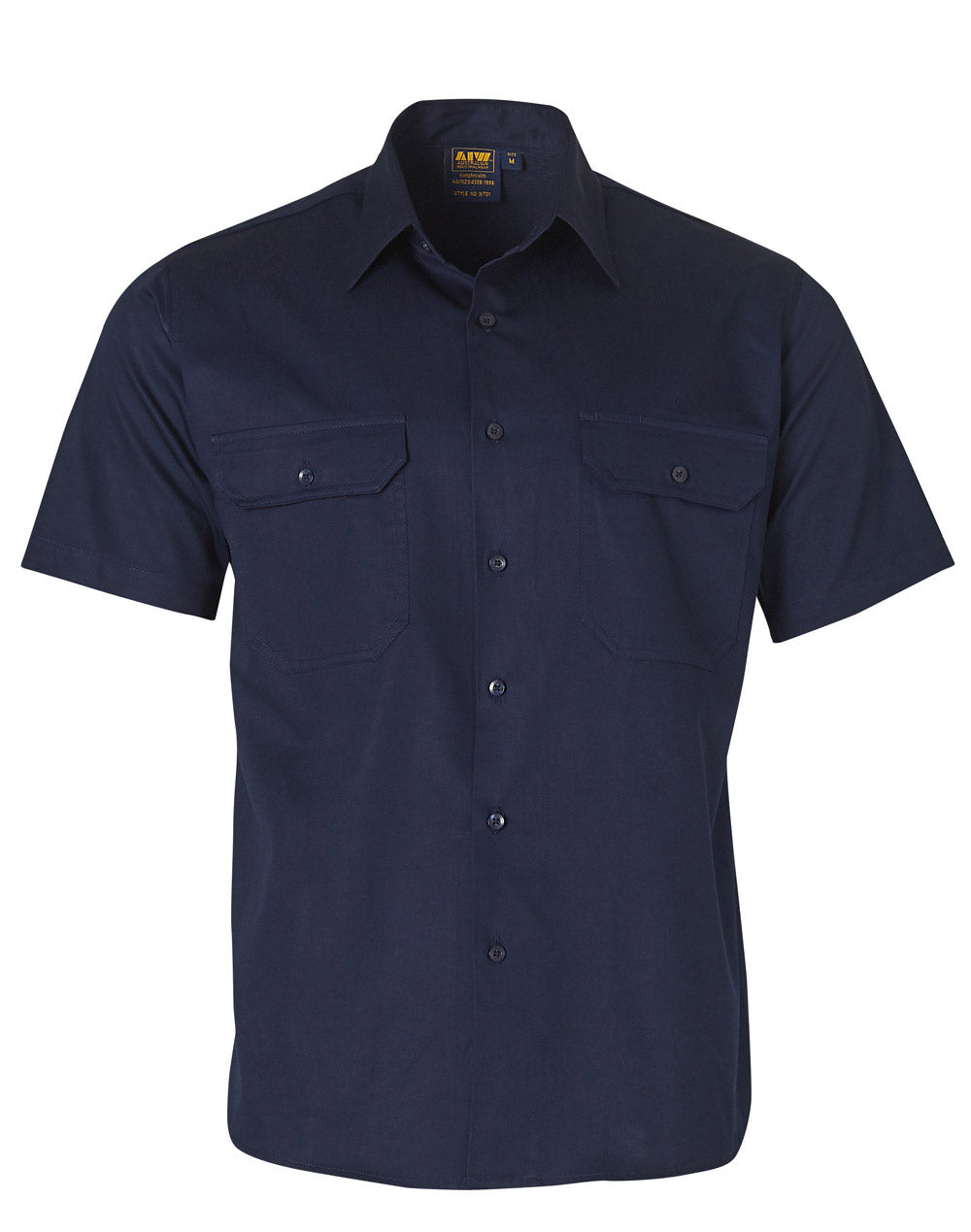 AIW cool-breeze S/S cotton work shirt - WT01