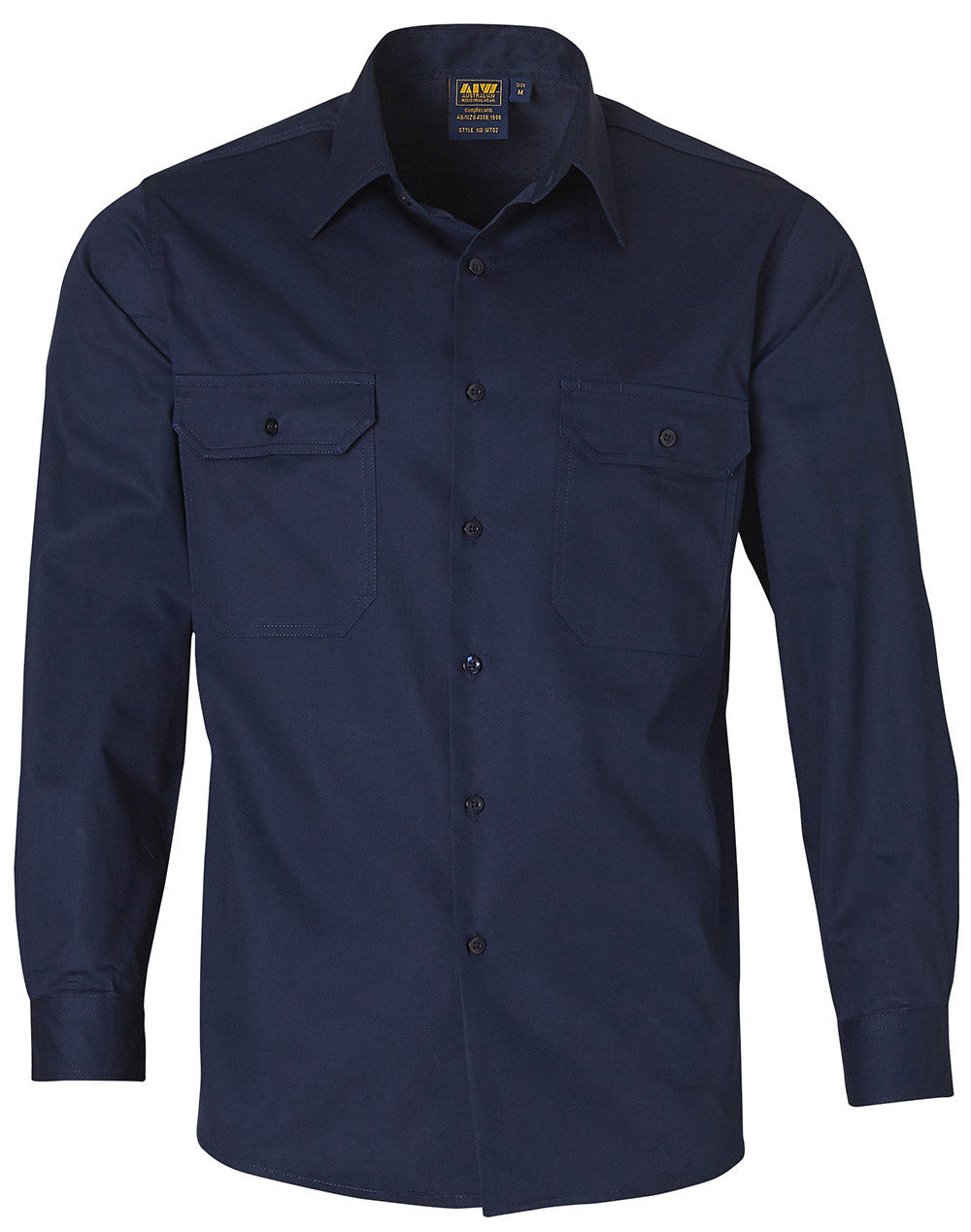 AIW cool-breeze L/S cotton work shirt - WT02