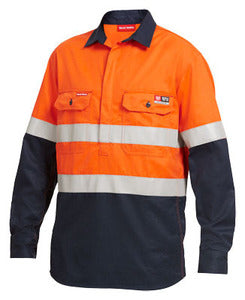 Flame Resistant Closed Front SHIRT Long SleeveTwo-Tone Tape