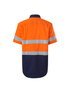 S/sl Hi Vis 2 Tone Taped Vented Shirt