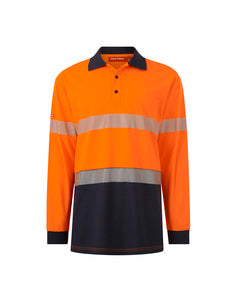 Mens Core L/sl Taped Polo