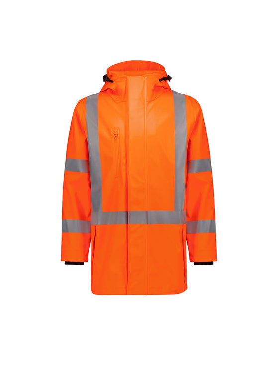 Syzmik Mens Hi Vis X Back Heavy Duty Waterproof Jacket - ZJ620-AU