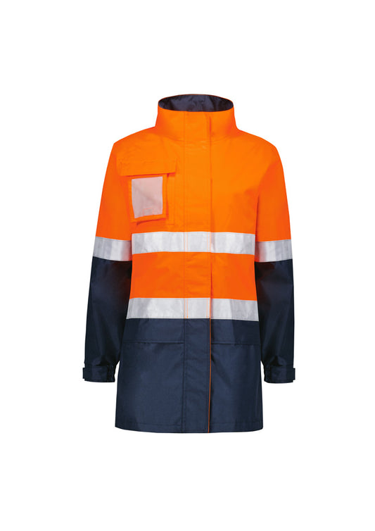 Syzmik Womens Hi Vis Ultralite Waterproof Jacket - ZJ757
