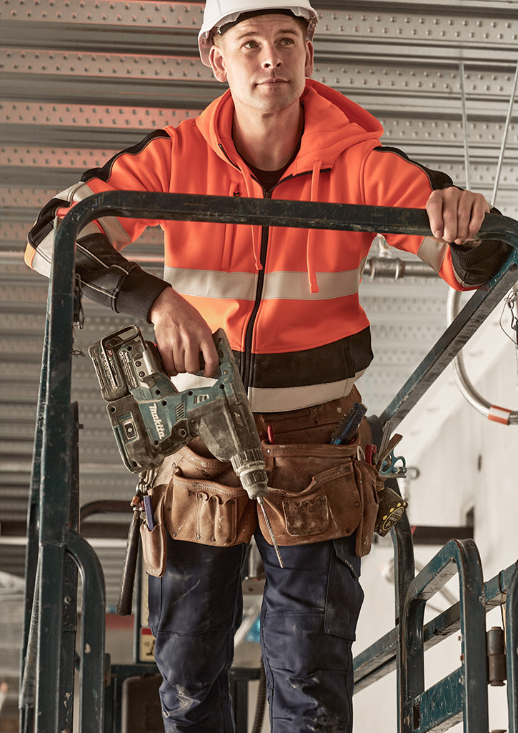 Syzmik High Visibility Stretch Taped Safety Work Hoodie – ZT486