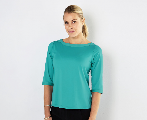 Stencil Ladies Argent Top 3/4s  - 1259q