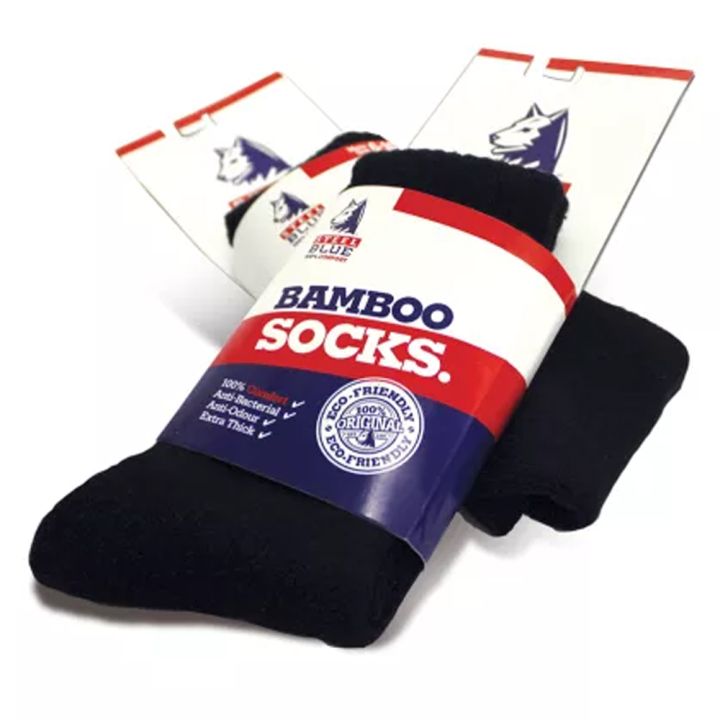 Steel Blue Sand Bamboo Socks - A-000159
