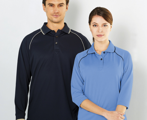 Stencil Ladies Cool Dry Polo 3/4s  - 1140