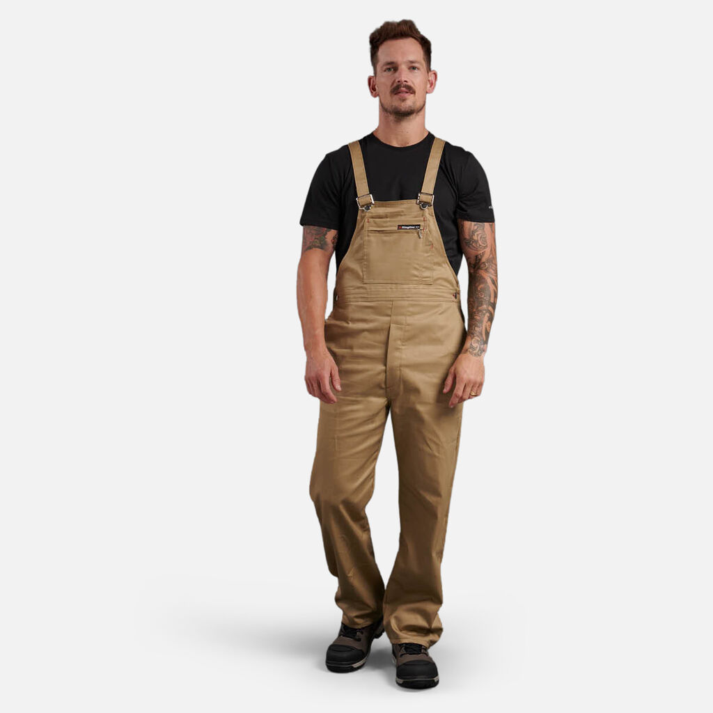 King Gee Originals Bib And Brace Cotton Drill Work Overalls - K02010