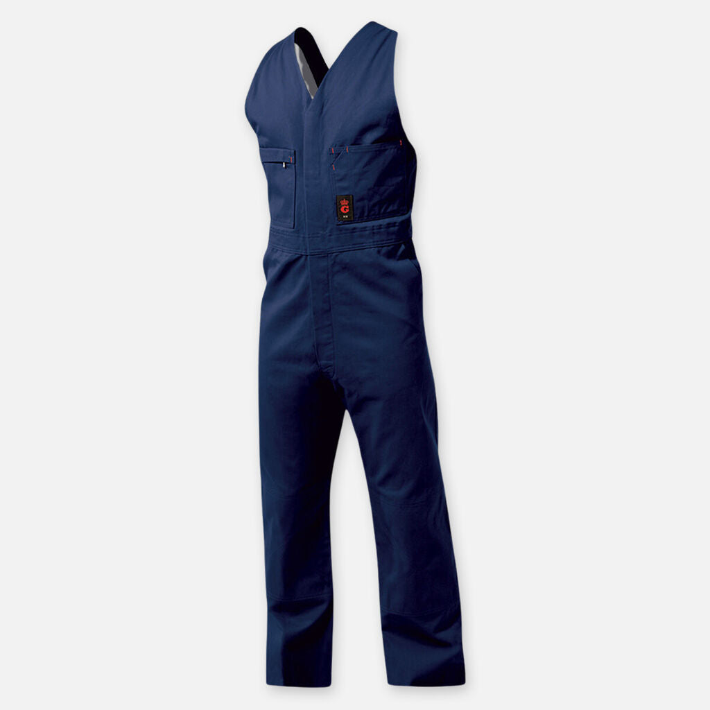 King Gee Originals Sleeveless Cotton Drill Work Overalls - K02060