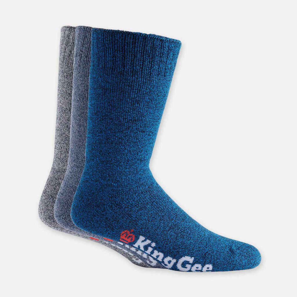 King Gee Men's Bamboo 3-pack Work Socks - K09002