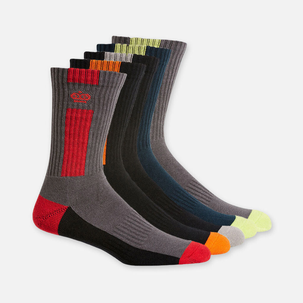King Gee Men's Cotton Crew Work Socks 5 Pack - K09035
