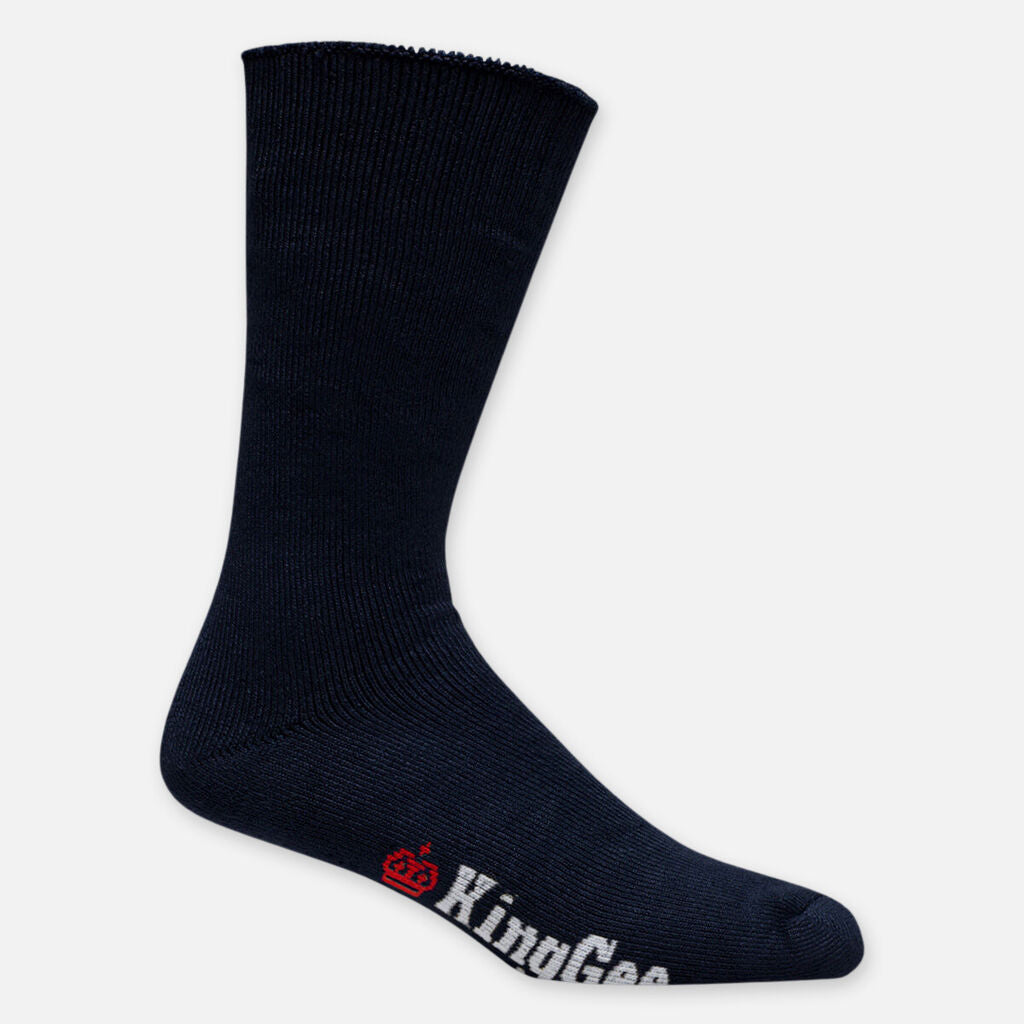 King Gee Men's Bamboo Crew Work Socks Mixed 3 Pack - K09271