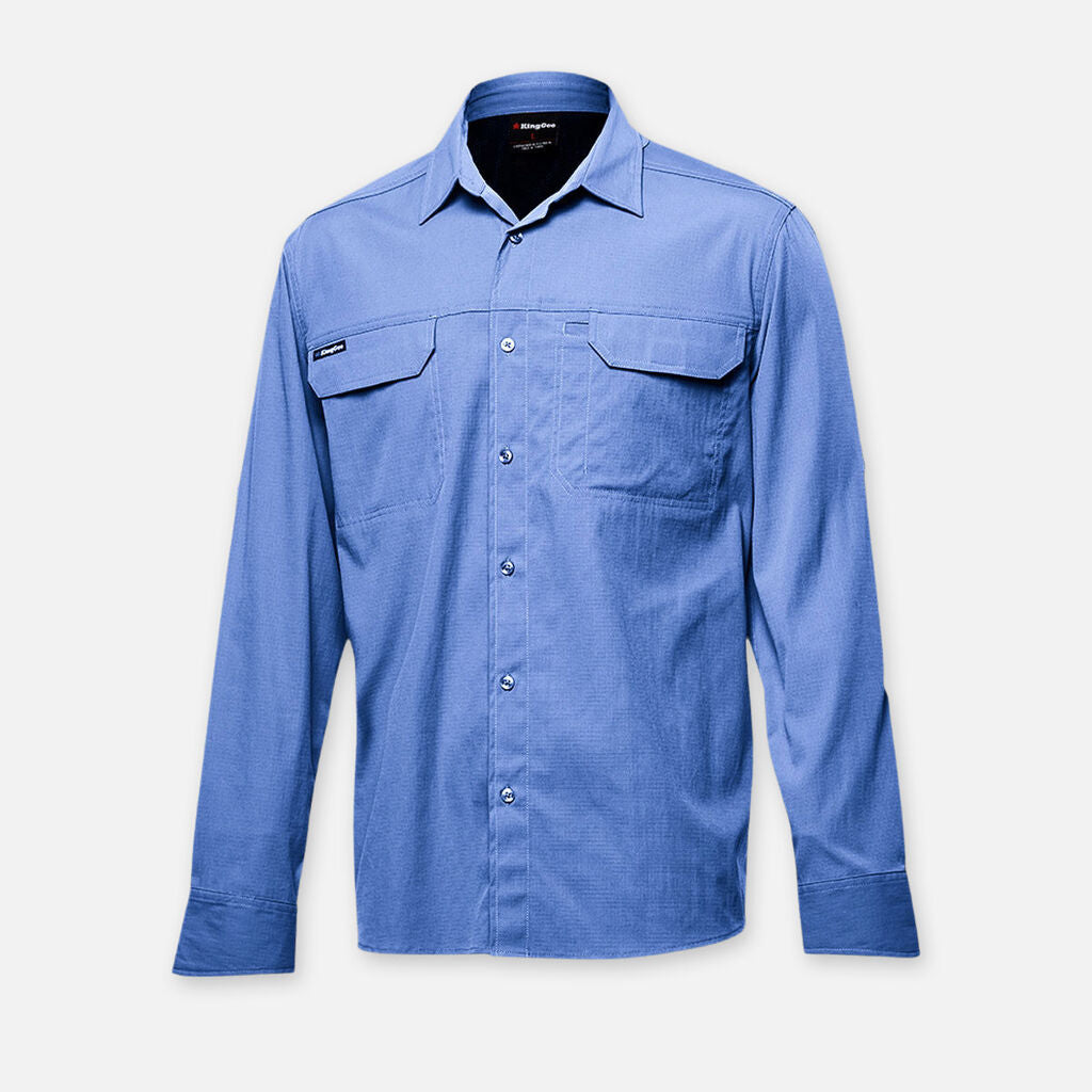 King Gee Drycool Lightweight Stretch Long Sleeve Work Shirt - K14023