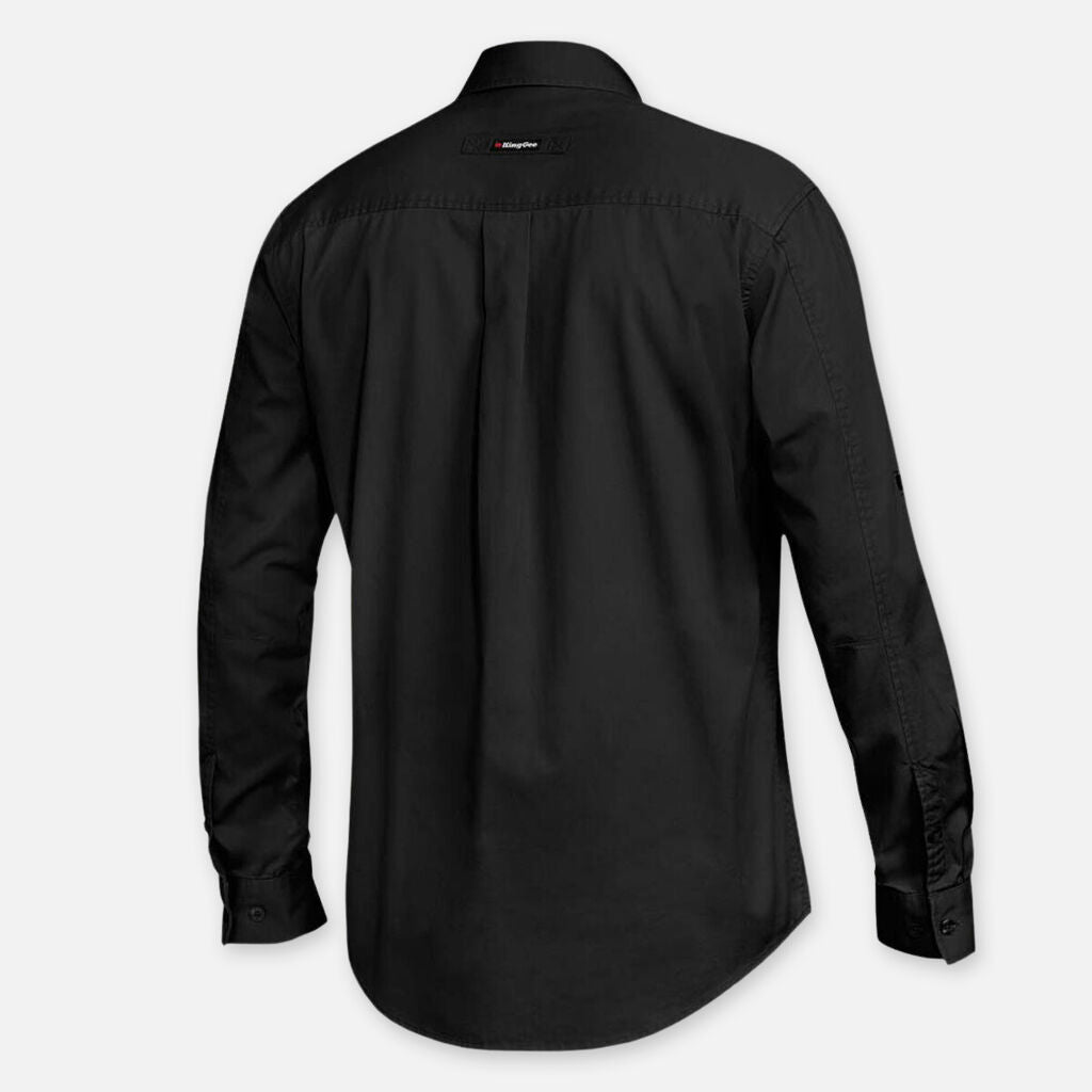 King Gee Tradies Lightweight Cotton Drill Long Sleeve Work Shirt - K14350