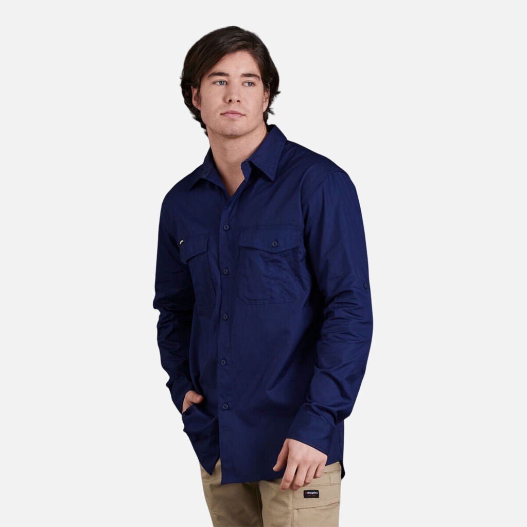 King Gee Work Cool Two Long Sleeve shirt - K14820