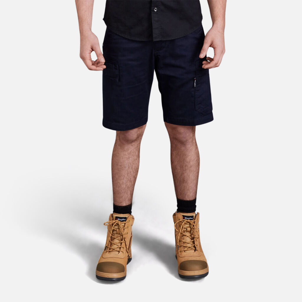 King Gee Tradies Summer Lightweight Cargo Work Shorts - K17340