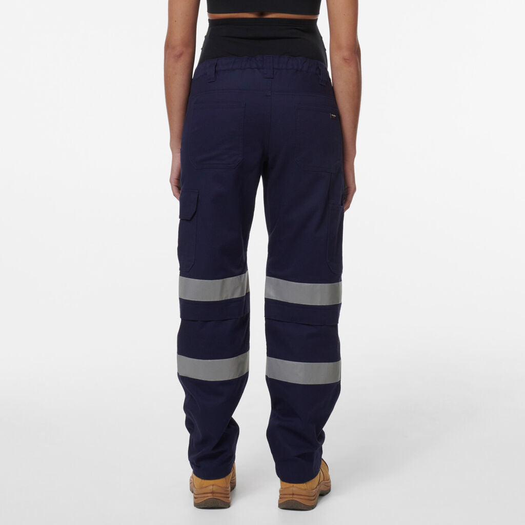 King Gee Womens Workcool Maternity Reflective Bio Motion Pant - K43007