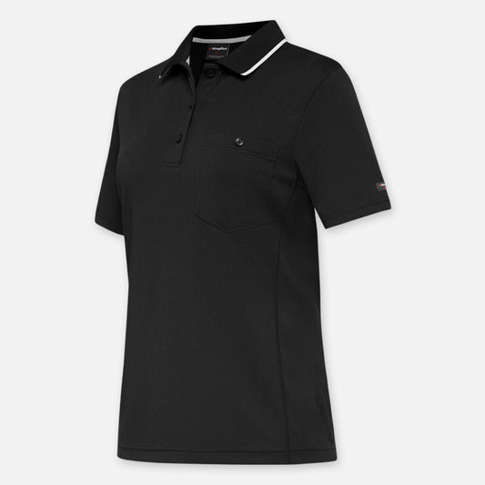 King Gee Women's Workcool Hyperfreeze Short Sleeve Polo Shirt - K44740