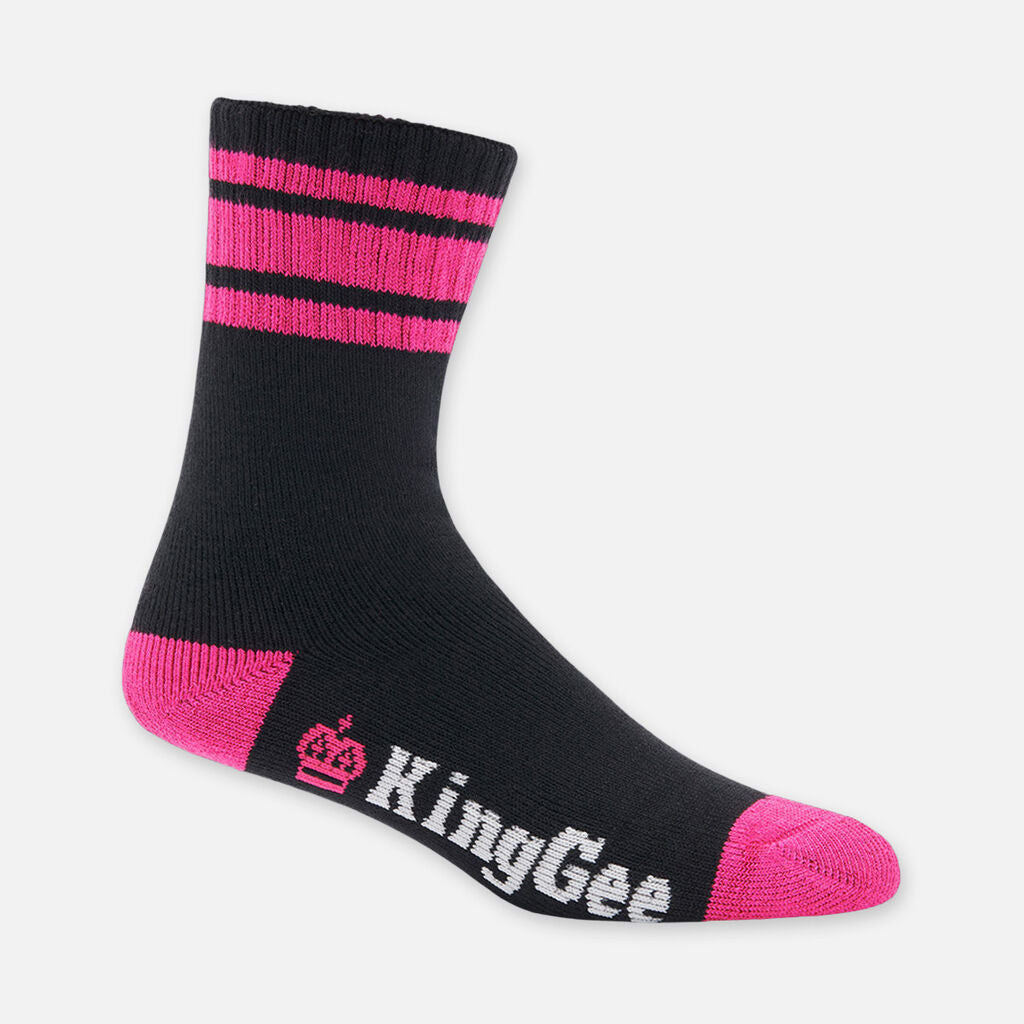 King Gee Women's Bamboo Crew Work Socks 3 Pack - K49015