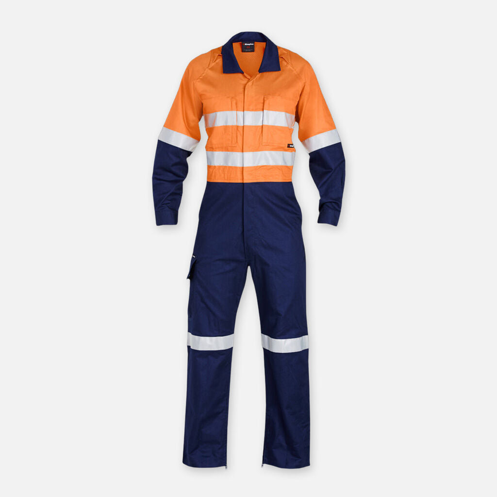 King Gee Work Cool Two Spliced Taped Overall - K51540