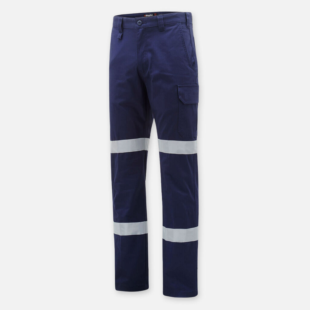King Gee Originals Stretch Reflective Biomotion Cargo Work Pants - K53018