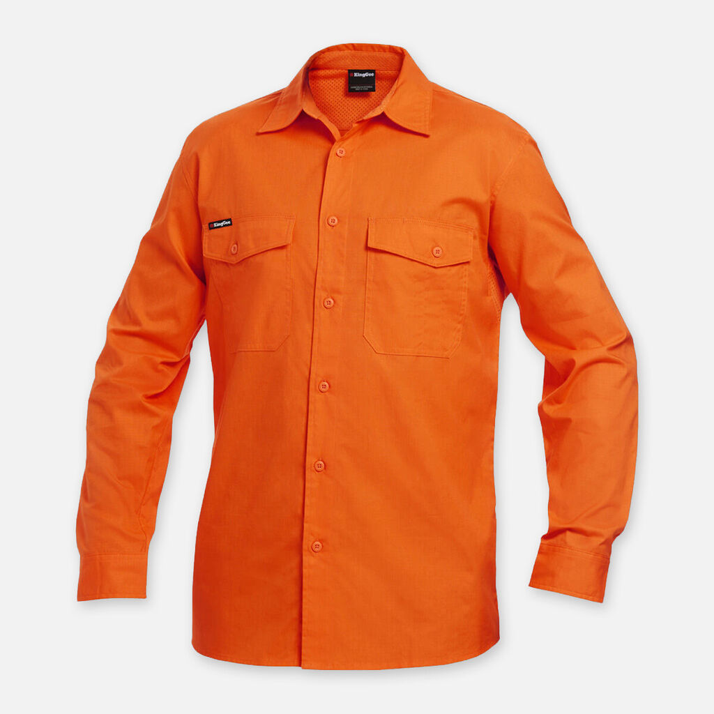 King Gee Work Cool Two Long Sleeve Shirt - K54805