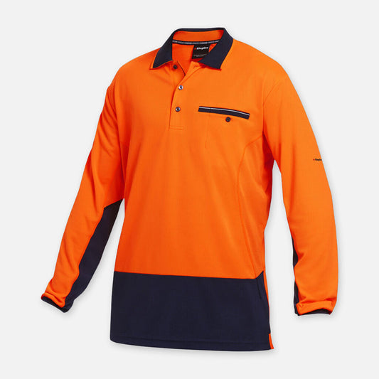 King Gee Work Cool Two Hi Vis Polo- K54840