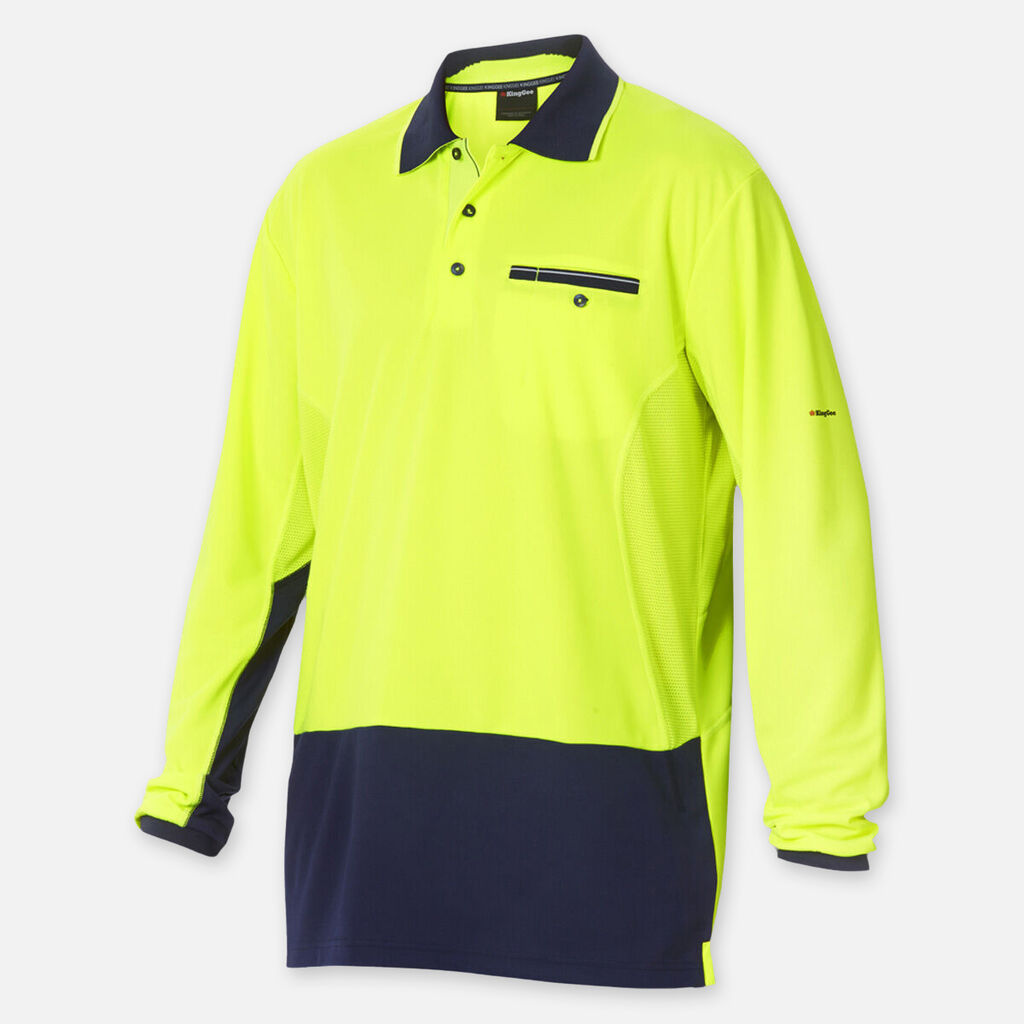 King Gee Work Cool Two Hi Vis Polo- K54840