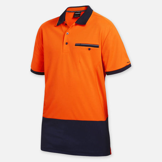 King Gee Work Cool Two Hi Vis Polo - K54845