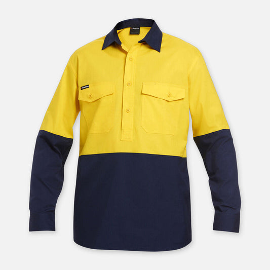 King Gee Work Cool Two Long Sleeve Closed Front Shirt - K54876