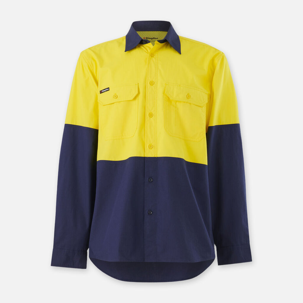 King Gee Work Cool Spliced Shirt - K54912