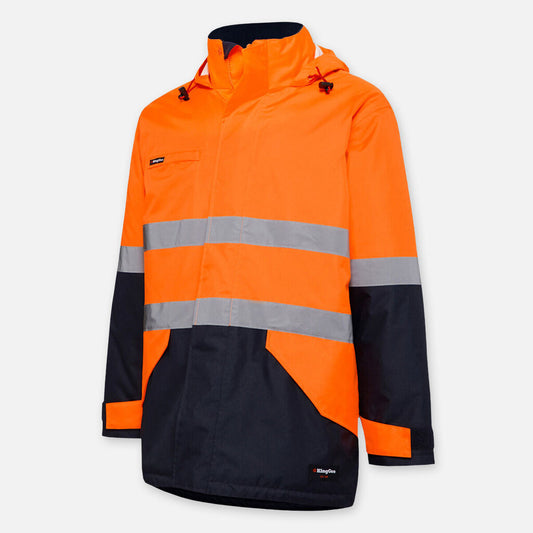 King Gee Hi-vis Reflective Waterproof Insulated Jacket - K55010