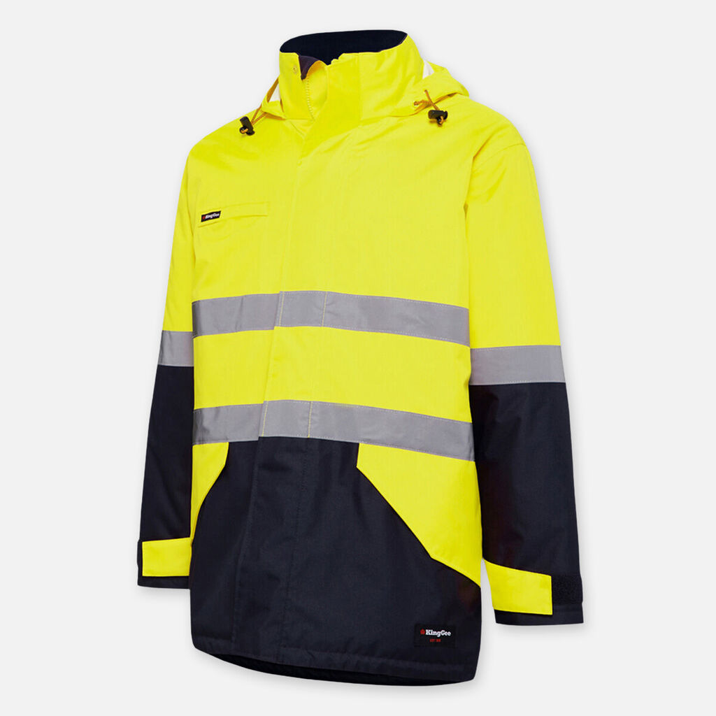 King Gee Hi-vis Reflective Waterproof Insulated Jacket - K55010