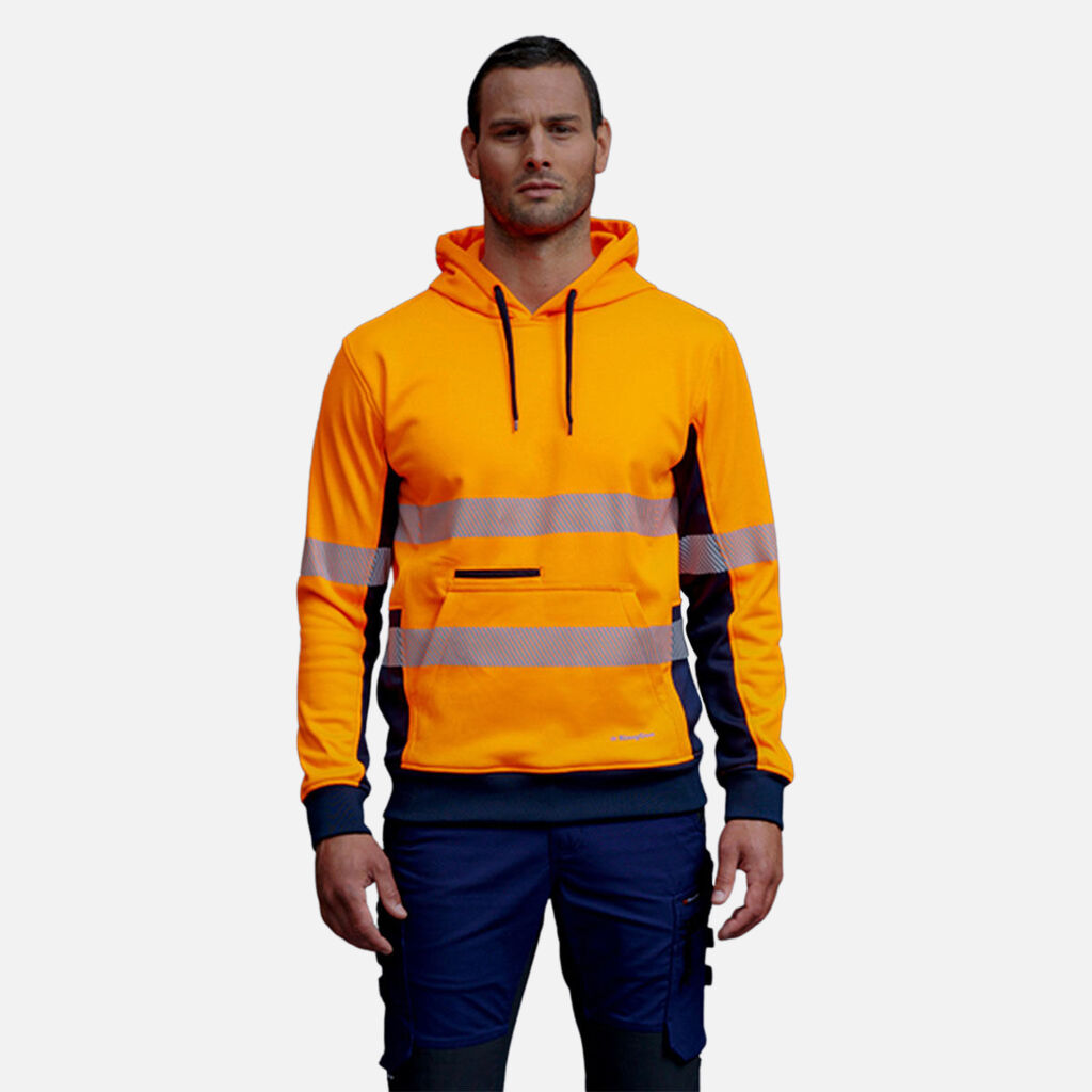 King Gee Hi-vis Reflective Pullover Hoodie - K55054