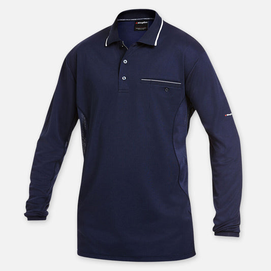 King Gee Workcool Long Sleeve Polo Shirt - K69790