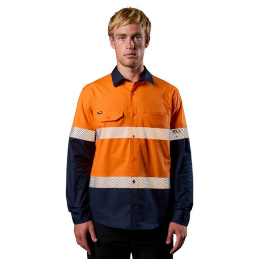 FXD Vented Tech Hi-Vis Long Sleeve Shirt - LSH-rT