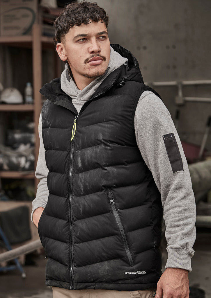 Syzmik Unisex Streetworx Hooded Puffer Vest - ZV245