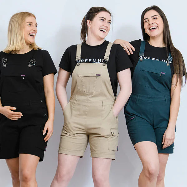 Green Hip Shortalls - S-ALLW