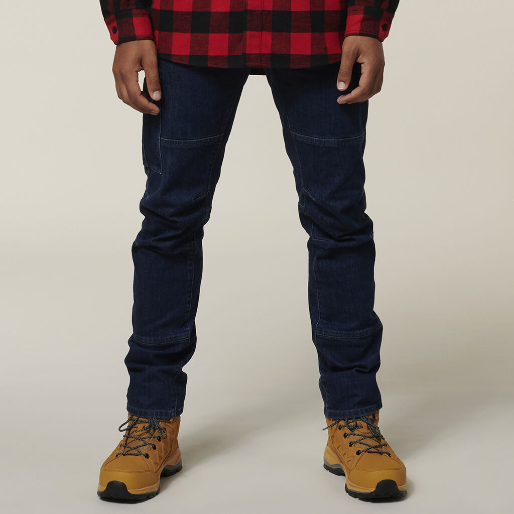 Hard Yakka Dyneema Slim Fit Tough Denim Work Jeans - Y03400
