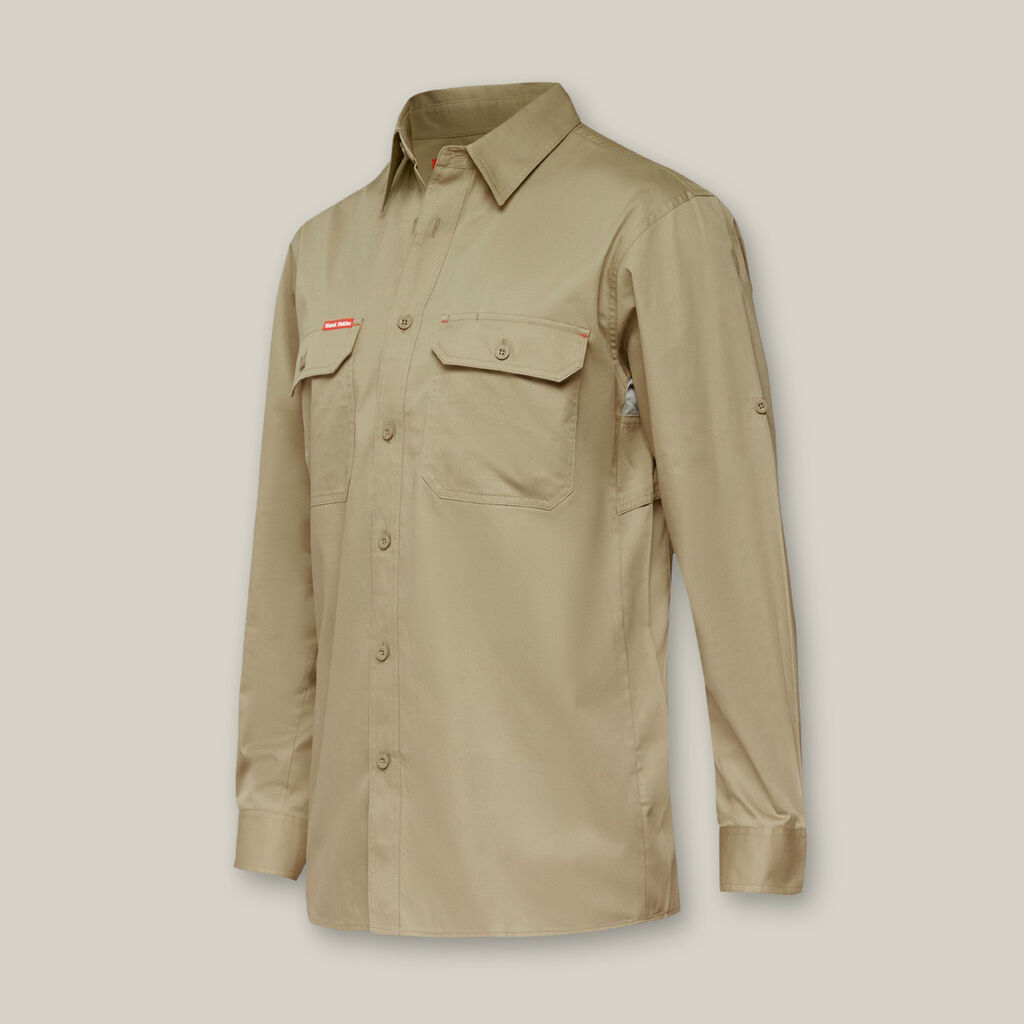 Hard Yakka Core Long Sleeve Lightweight Vented Cotton Shirt - Y04630