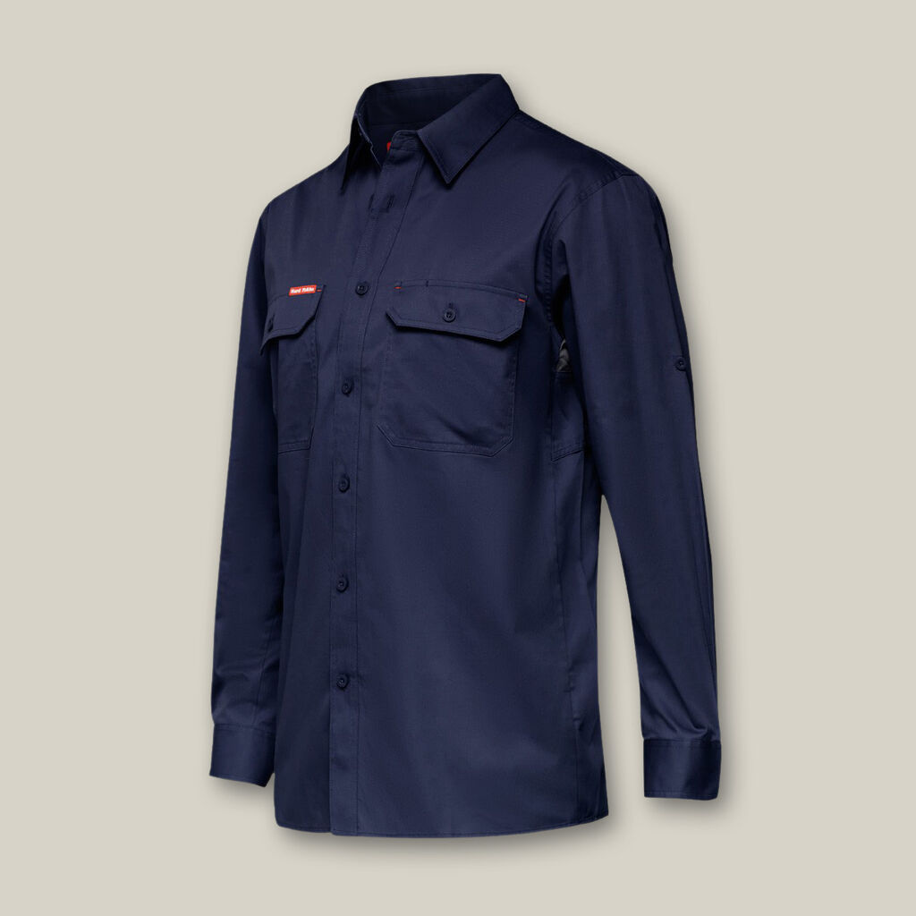 Hard Yakka Core Long Sleeve Lightweight Vented Cotton Shirt - Y04630
