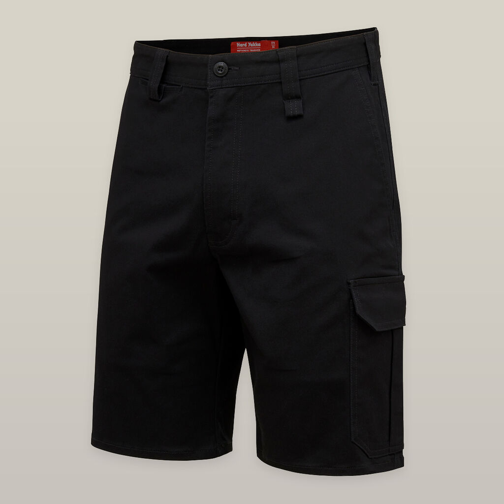 Hard Yakka Core Relaxed Fit Stretch Cotton Work Cargo Short - Y05067