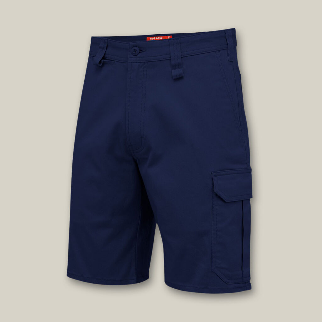Hard Yakka Core Relaxed Fit Stretch Cotton Work Cargo Short - Y05067