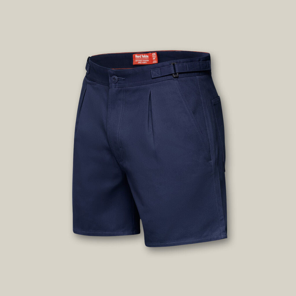 Hard Yakka Relaxed Fit Cotton Drill Short With Side Tabs - Y05340