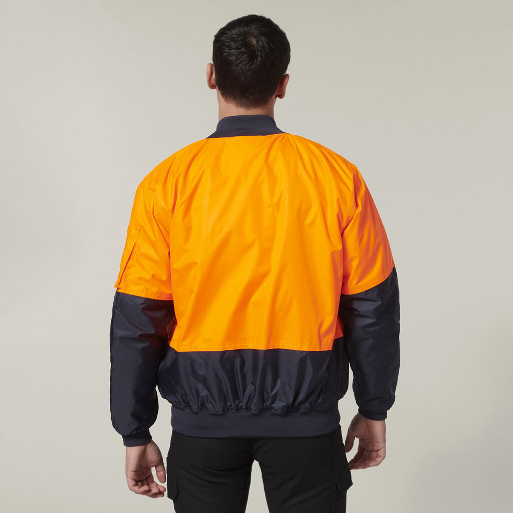 Hard Yakka Core Hi-vis 2 Tone Waterproof Bomber Jacket - Y06670