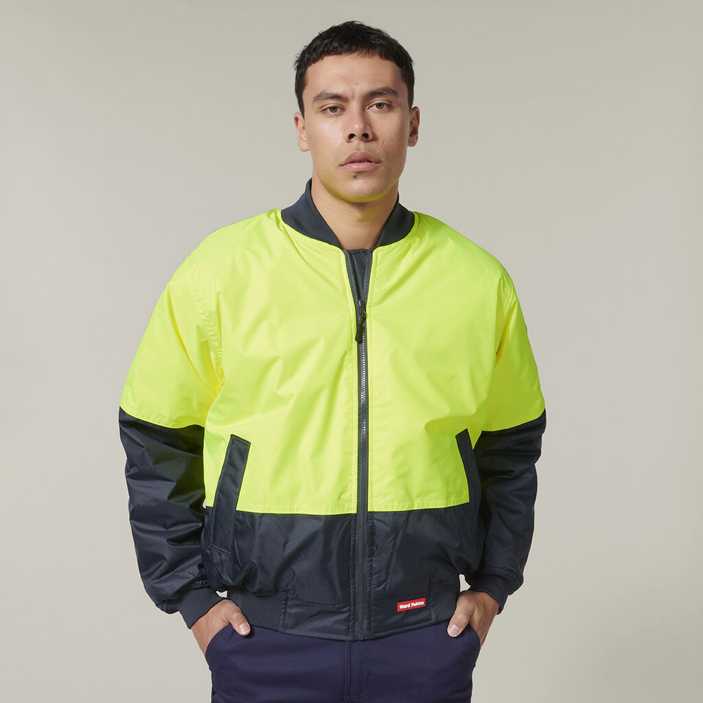 Hard Yakka Core Hi-vis 2 Tone Waterproof Bomber Jacket - Y06670