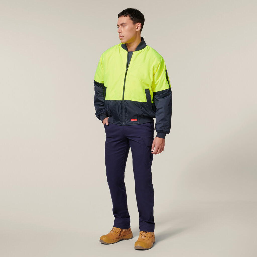Hard Yakka Core Hi-vis 2 Tone Waterproof Bomber Jacket - Y06670