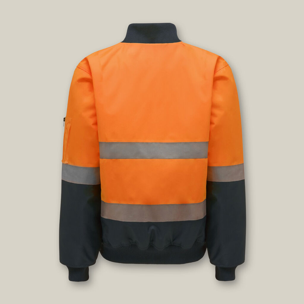 Hard YakkaCore Hi-vis 2 Tone Taped Waterproof Bomber Jacket - Y06675