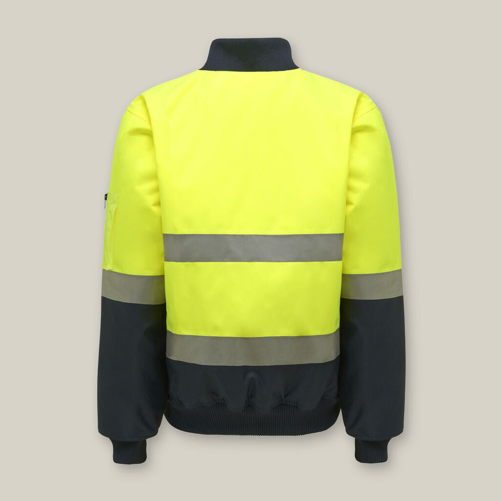 Hard YakkaCore Hi-vis 2 Tone Taped Waterproof Bomber Jacket - Y06675