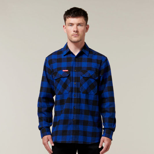 Hard Yakka Shirt chambray Flannel L/s - Y07295